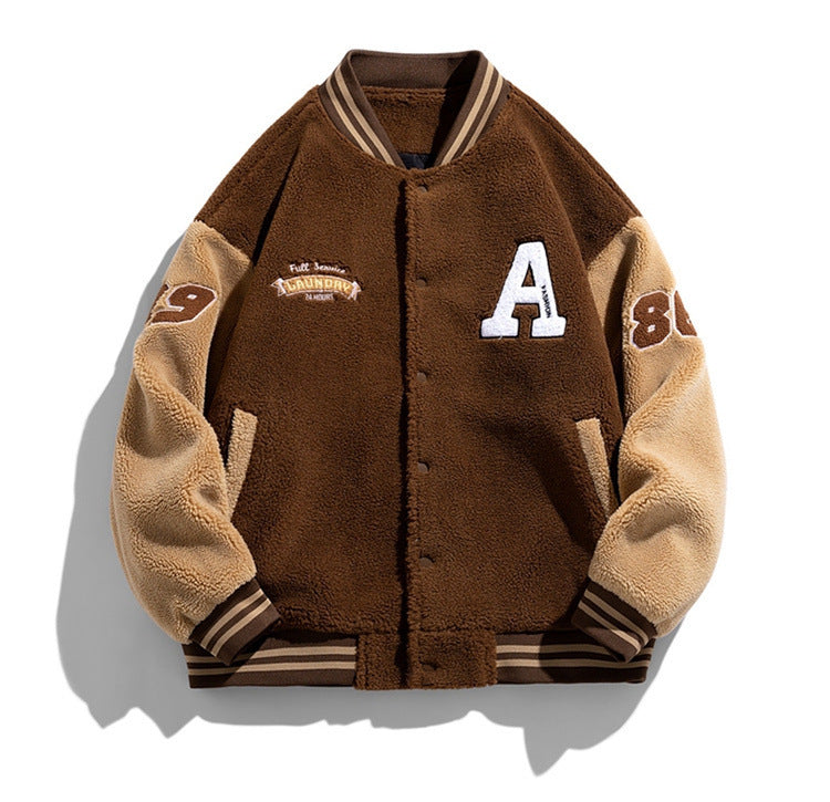 Embroidered "A" Cashmere Jacket