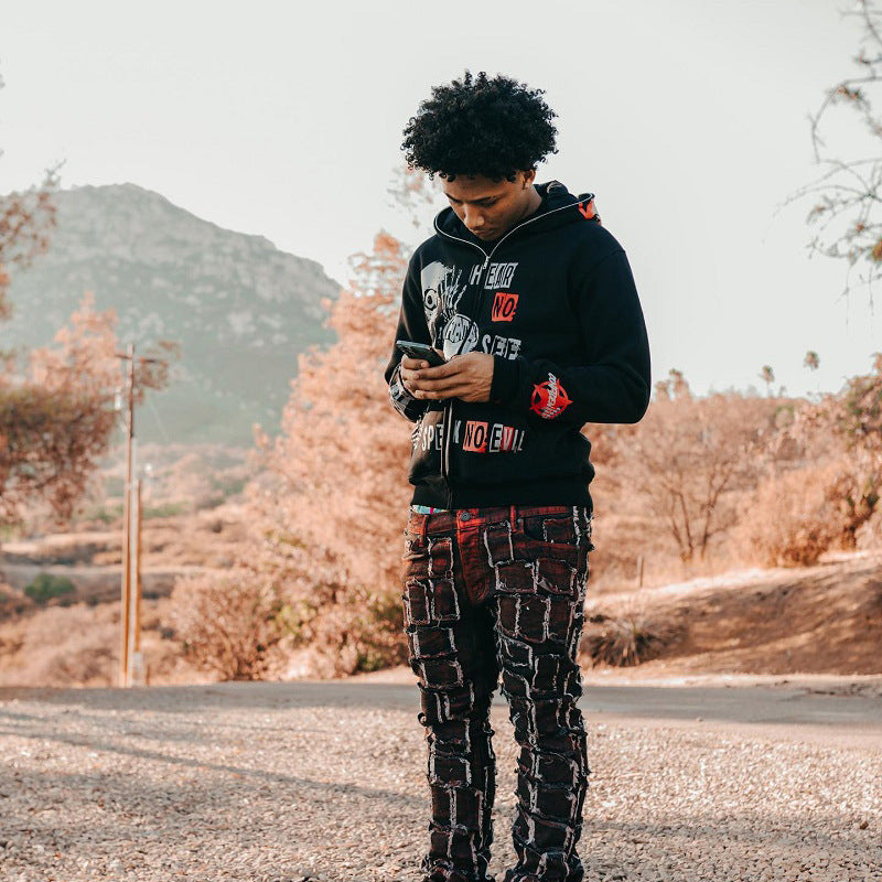 No Evil Full Zip Sweater